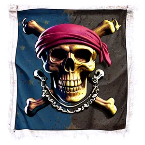 Grunge Pirate Flag PNG Wau88 PNG