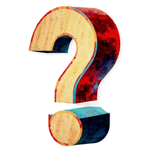 Grunge Question Mark Png 04292024 PNG image