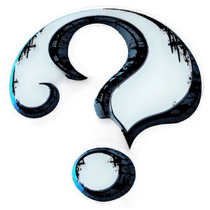 Grunge Question Mark PNG 04292024 PNG