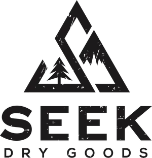 Grunge Style Seek Dry Goods Logo PNG image