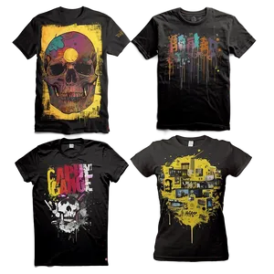 Grunge T-shirt Artwork PNG 39