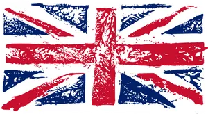 Grunge Union Jack Flag PNG image