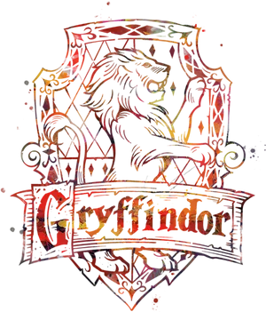 Gryffindor Crest Artistic Interpretation PNG image