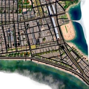 Gta Online City Map PNG 52