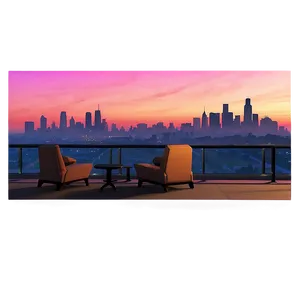 Gta Online Sunset Cityscape Png 25 PNG image