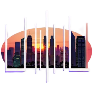 Gta Online Sunset Cityscape PNG Jvv