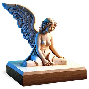 Guardian Angel Carving PNG 06202024 PNG