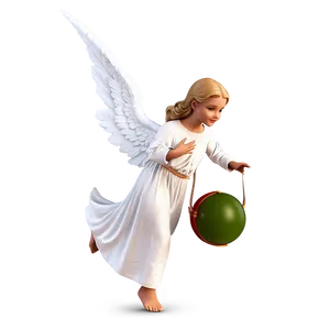Guardian Angel Holding Globe PNG Ukd20 PNG