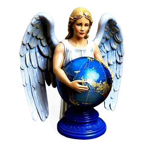 Guardian Angel Holding Globe PNG Upq36 PNG