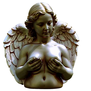 Guardian Angel Statue Art PNG Crf PNG