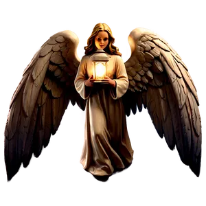 Guardian Angel With Lantern PNG Iev