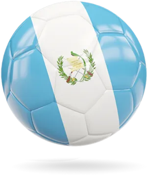 Guatemala Flag Soccer Ball PNG image