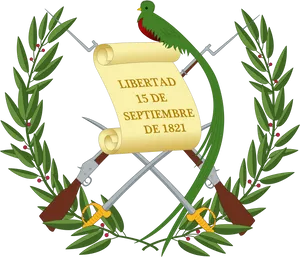 Guatemalan Independence Day Symbol PNG image