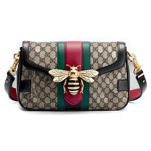 Gucci Bag With Bee Motif Png Fwd PNG image