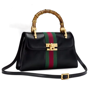 Gucci Black Bamboo Bag PNG Eds PNG