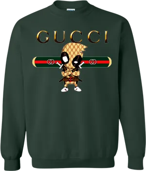 Gucci Branded Sweatshirtwith Character Design PNG image