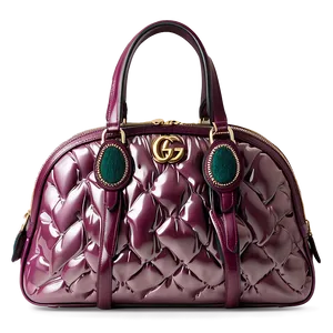 Gucci Laminated Leather Bag PNG 16