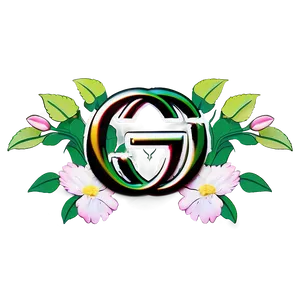 Gucci Logo With Flowers Png 42 PNG image