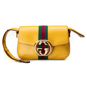 Gucci Yellow Clutch Bag PNG 13