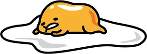 Gudetama Lazy Egg Character PNG image