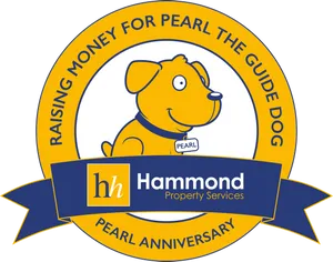 Guide Dog Fundraising Logo Hammond Property Services PNG image