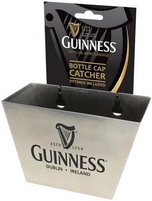 Guinness Bottle Cap Catcher Packaging PNG image