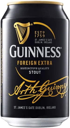 Guinness Foreign Extra Stout Can PNG