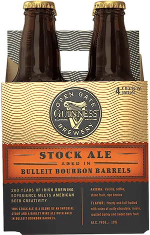 Guinness Stock Ale Bourbon Barrels PNG image