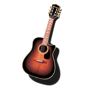 Guitar Silhouette D PNG image