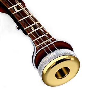 Guitar Strings And Nut PNG 06292024