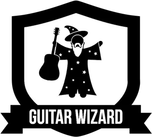 Guitar Wizard Logo PNG image