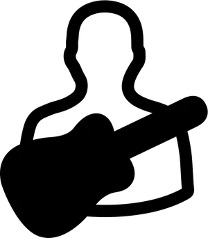 Guitarist Silhouette Icon