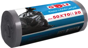 Gulf Garbage Bags Roll PNG image