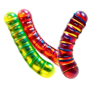 Gummy Worm Snack Pack PNG Vua