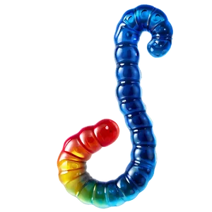 Gummy Worm Transparent Png 06132024 PNG image