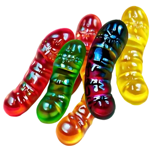 Gummy Worms In Halloween Theme Png 89 PNG image