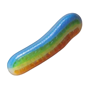 Gummy Worms On White Background Png 06132024 PNG image