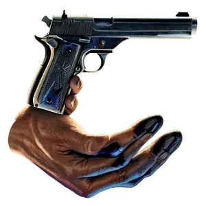 Gun In Hand C PNG
