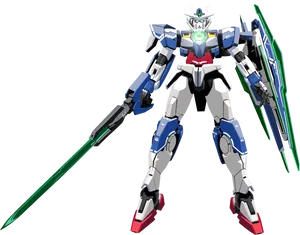 Gundam Mechawith Beam Saberand Shield PNG image