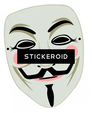 Guy Fawkes Mask Graphic PNG image