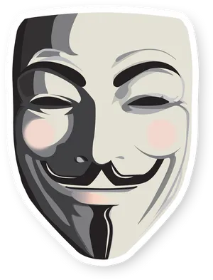 Guy Fawkes Mask Icon PNG image