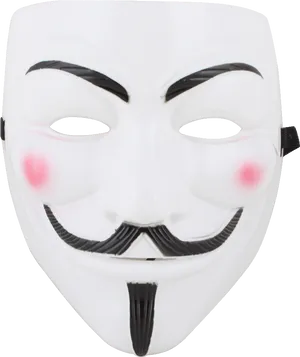 Guy Fawkes Mask Iconic Anonymous Symbol PNG image