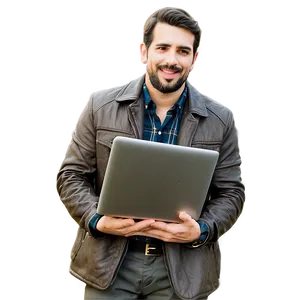 Guy With Laptop PNG 55 PNG