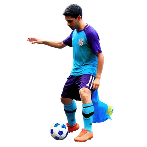 Guy With Soccer Ball PNG Xaw PNG