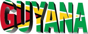 Guyana Text Graphic PNG image