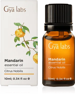 Gya Labs Mandarin Essential Oil Product PNG image