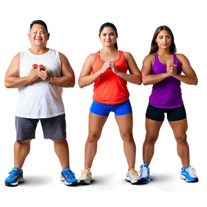 Gym Aerobics Class PNG Rcf20