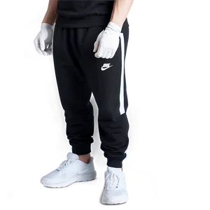 Gym Black Sweatpants PNG Ccs