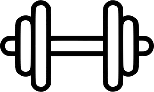 Gym Dumbbell Icon