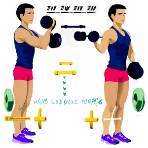 Gym Exercise Routine PNG 05212024